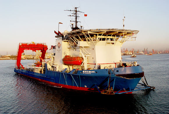 中国石油勘探船nba竞猜官网在南海作业 中海油将打造深水物探船队